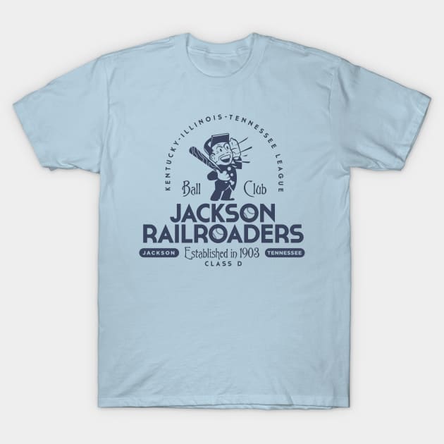 Jackson Railroaders T-Shirt by MindsparkCreative